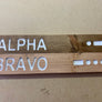 Phonetic Alphabet / Morse Code / Military Alphabet Wall Hanging
