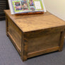 Chevron Top Hope Chest / Storage Chest / Split Lid