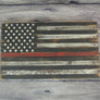 Thin Red Line USA Flag
