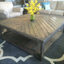 Chevron Wood Coffee Table