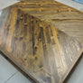 Chevron Wood Coffee Table