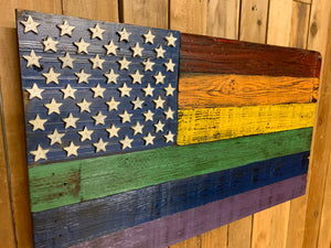 USA Gay Rights Rainbow Flag