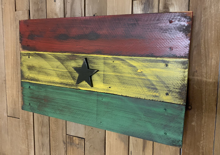 Republic of Ghana Black Star Flag