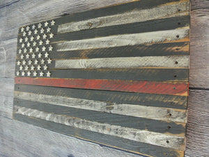 Thin Red Line USA Flag