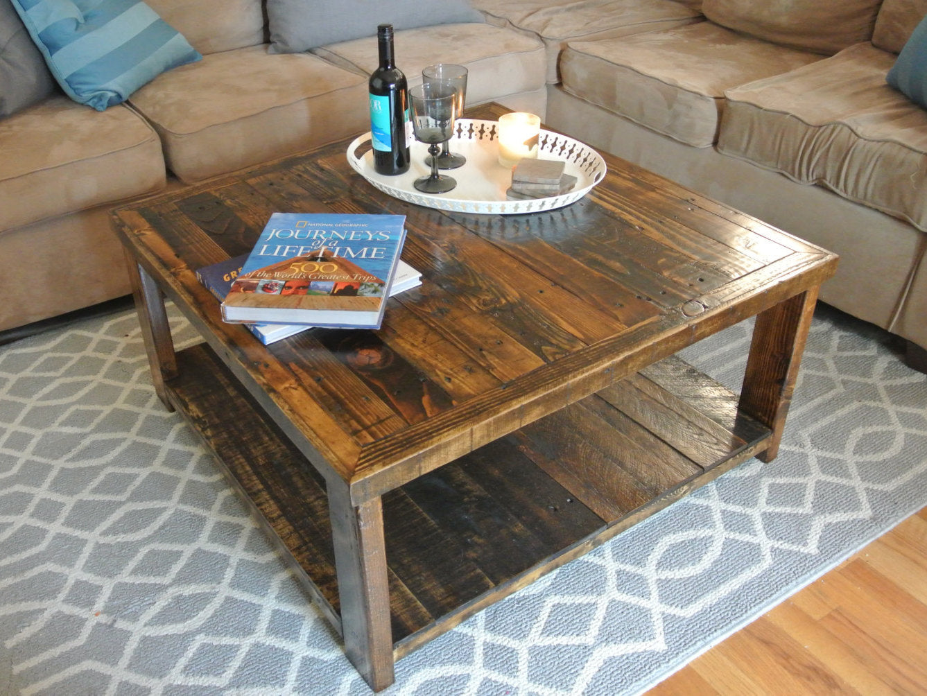 Hover Lignende ler Reclaimed Pallet Wood Coffee Table – Craig Moodie Designs